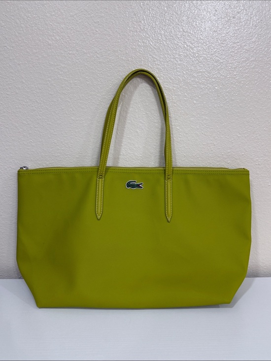 Lacoste Handbags - Lacoste Lime Green Tote Bag